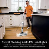 Electric Floor Mop w. Steam Blaster Technology 3 Modes LED for Hard Floors