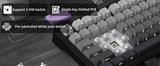 ATTACK SHARK X85 Wireless Mechanical Gaming Keyboard,TKL 82 Keys