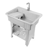 Multifunctional Laundry Sink: Durable PP Material, Easy Installation, Complete