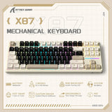 MAMBASNAKE X Attack Shark X87 Wireless Mechanical Keyboard, Hot Swappable