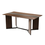71In Large Rectangular White Dining Table for 4 5 6 8 10 People, Family Dinner Table
