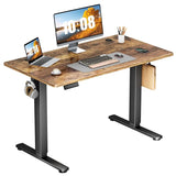 Electric Standing Desk Adjustable Height, 40x24 Inch Sit Stand Up Home Office