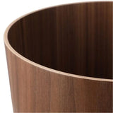 Stackable Wastebasket, Natural Wood Garbage Recycling Bin for Bathrooms, Kitchens