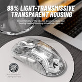 MAMBASNAKE x ATTACK SHARK X2PRO Wireless Gaming Mouse with Full Transparent