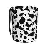 Leopard Print Collapsible Car Trash Bin With Strap – Leakproof Multipurpose Automotive Waste Container
