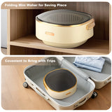 Portable Washing Machine With Spin Dryer, Fully Automatic 13L Folding Mini Washing Machine For Underwear,