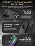 Backlit Vertical Ergonomic Mouse 2.4G Wireless Mouse with Joystick
