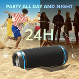 W-KING BT226 Portable Bluetooth Speaker Loud, 36W Extra Bass,360° Surround Hi-Fi Sound,24H Playtime,