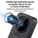 Smart Video Doorbell, 4.3-Inch Display for 2-Channel Audio Intercom