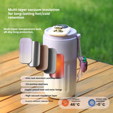 450ML Stainless Steel Thermo Water Bottle LED Temperature Display Coffee Cup