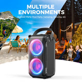 W-KING 180W Peak Party Large Bluetooth Speaker. Portable Wireless