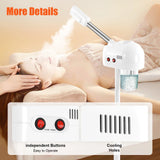 Facial Steamer, Beauty Mist Sprayer Single Head, Hydrating Skin Care Device, Multi-Function Tool,