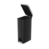 Slim Kitchen Trash Can, 10.5 Gallon Plastic Step Garbage Bin