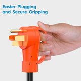 50 Amp RV Surge Protector 19000J with Smart Auto Shutoff and LED Display