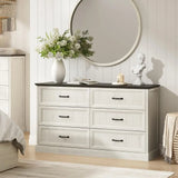 Farmhouse Dresser and Nightstand Sets for Bedroom, 3 Pcs Bedroom Se