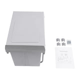 20L Each Dual Pull-Out Trash Can Easy Install Under Cabinet Kitchen Waste Bin
