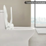 2.6kg PP Smart Toilet Seat Dual Nozzles Three Flushing Holes 0.08-0.8Mpa Water Pressure 48 *