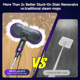 Steam Mops for Floor Cleaning with Rotating Pads, 4 Cleaning Modes