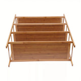 4-Tier Bamboo Shoe Rack |Durable, Stylish for Hallway |Lightweight & Sturdy