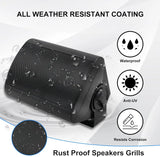 Herdio Passive Outdoor Speakers Wired Waterproof All-Weather Durability 400W Mounted