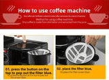 Breakfast machine Toaster sandwich toast coffee machine Small appliances 3-in-1