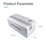 SIHAO 40-80mm Wireless Thermal Label Printer, Bluetooth Portable For Shipping