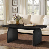 Tribesigns Farmhouse Rectangular Coffee Table, 47.24-Inch w/ Sturdy Base