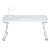 Height Angle Adjustable Laptop Bed Stand, Portable Lap Desk with Foldable Legs, Foldable Lap Tablet Table for Sofa Couch