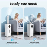 Humidifiers for Large Room Whole House Humidifier for Home 5.5Gal Cool Mist Top Fill Humidifier 21L 2000ML/H Dual 360° Nozzles