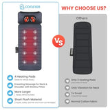 Full Body Massage Mat with Movable Neck Pillow 10 Vibrating Motors