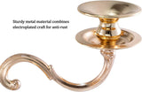 4Pcs 5 Arm Gold Metal Candlestick Holder for Wedding Decorative(28 Inch