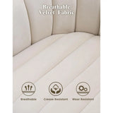 360 Degree Swivel Barrel Chair with Velvet Upholstery, Perfect