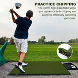 5x5ft Golf Training Mat 35mm Practice Mat for Backyard/Garage/Driving