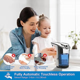 Automatic Soap Dispenser, Touchless Dish Soap Dispenser 17oz/500ml with Upgraded 5 Adjustable Soap Dispensing