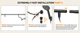 Tandem Shower Head For Couples, Dual Shower Head with Handheld, High Pressure Double Shower Heads