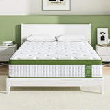 BedStory Extra Firm Full Size Mattress, 14 Inch Cooling Gel Hybrid Bed
