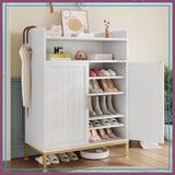 7-Tier Shoe Cabinet with Adjustable Shelves, 47.2'' for Entryway Hallway