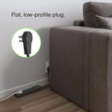Power Strip Surge Protector with 6 AC Multiple Outlets for Home Office