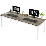78.7 Inches Extra Long Computer Desk 2 Person Desk, Double Long Desk