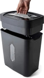 12-Sheet Crosscut Paper and Credit Card Shredder with Anti-Jam, 5.2-Gallon