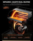 DR-123 Indoor Portable Space Heater with Remote Control for Mobility, Pro