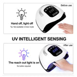 UV LED Nail Lamp, Nail Dryer For Gel Polish With  And Automatic Sensor 4 Timer Setting