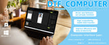 DTF Printer with free laptop L1800 Printhead and Oven bundle highspeed for A3 30cm Clothes Inkjetd with PET Fil