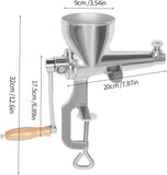 Manual Wheatgrass Juicer, Stainless Steel Juicer Juice Extractor Tool for Fruits Apples