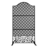 Metal Privacy Screen, Outdoor Privacy Screen for Balconies, Patios, Gardens