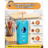 Electric Pencil Sharpener, Fully Automatic Pencil Sharpener for 6