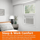 5000-BTU Window Air Conditioner with Quiet Operation, Up to 150 Sqf,