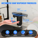 Touch-Free Automatic Dish Soap Dispenser for Kitchen Sink, Plug-in Powered