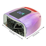 Nail Dryer Lamp, Intelligent Sensor Nail Lamp with 10s 30s 60s 90s Timer, Wide Area Hand Foot UV LED Nail