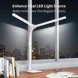 Desk Lamp Architect Task Dual Head Modern Flexible Gooseneck Tall Dimmable Light for Home Office